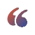 quote mark icon